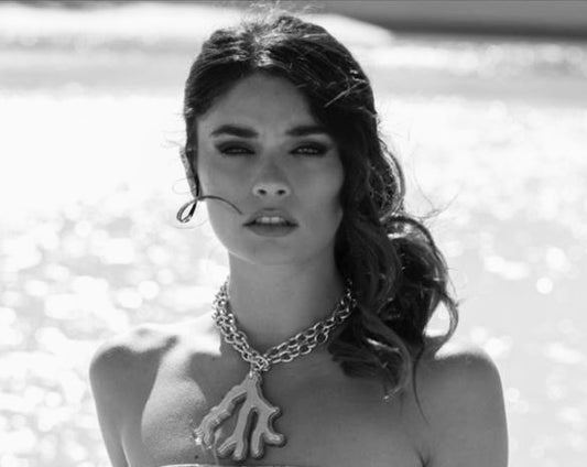 Collana con ciondolo corallo Coral Necklace