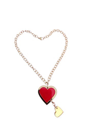 Collana con doppio cuore
