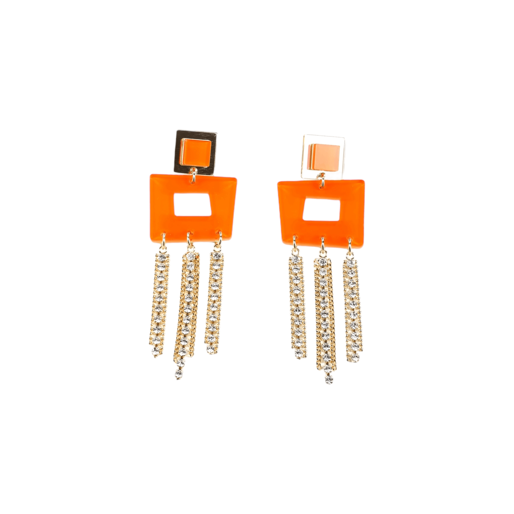 Cristal Square Earrings - Sadr Botein