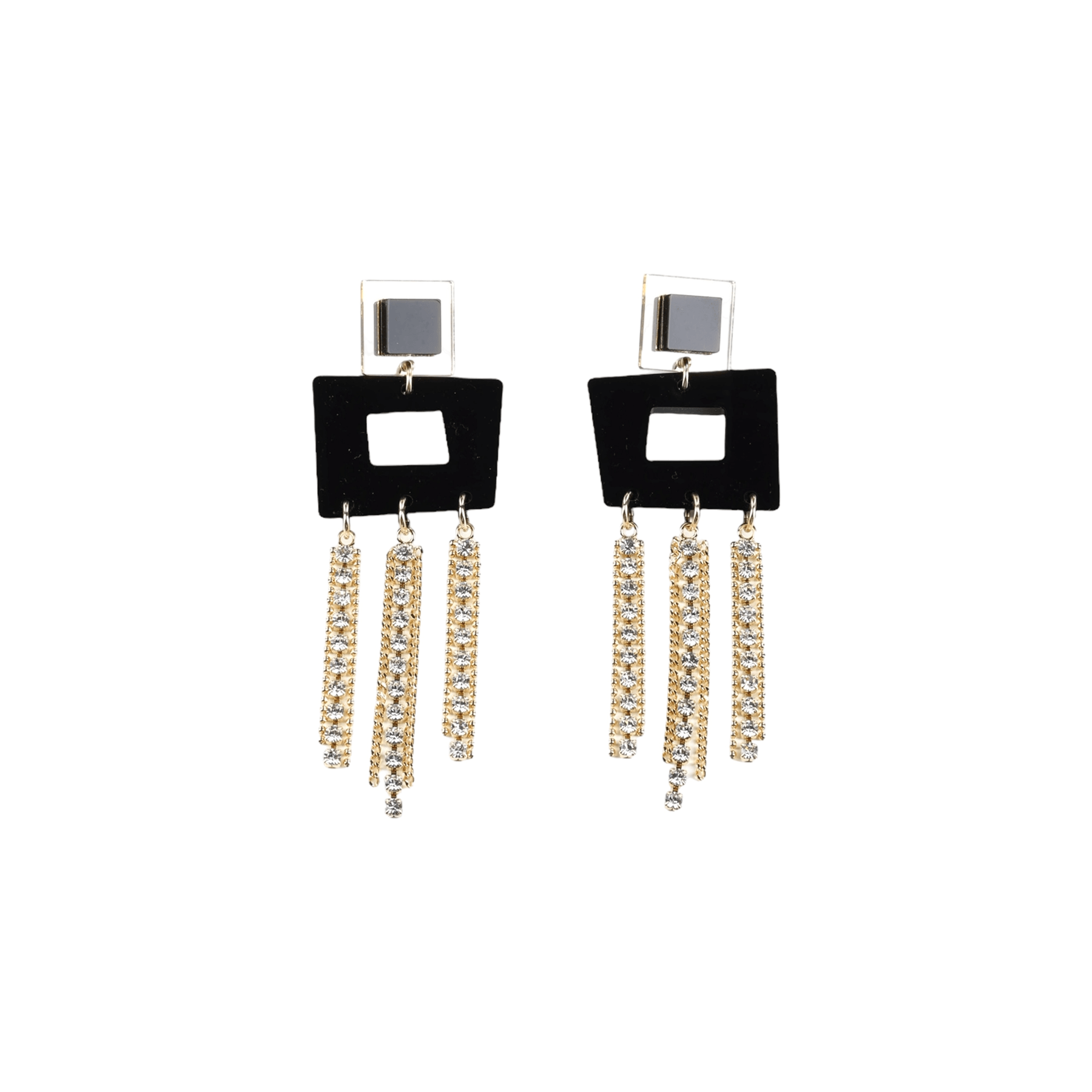 Cristal Square Earrings - Sadr Botein