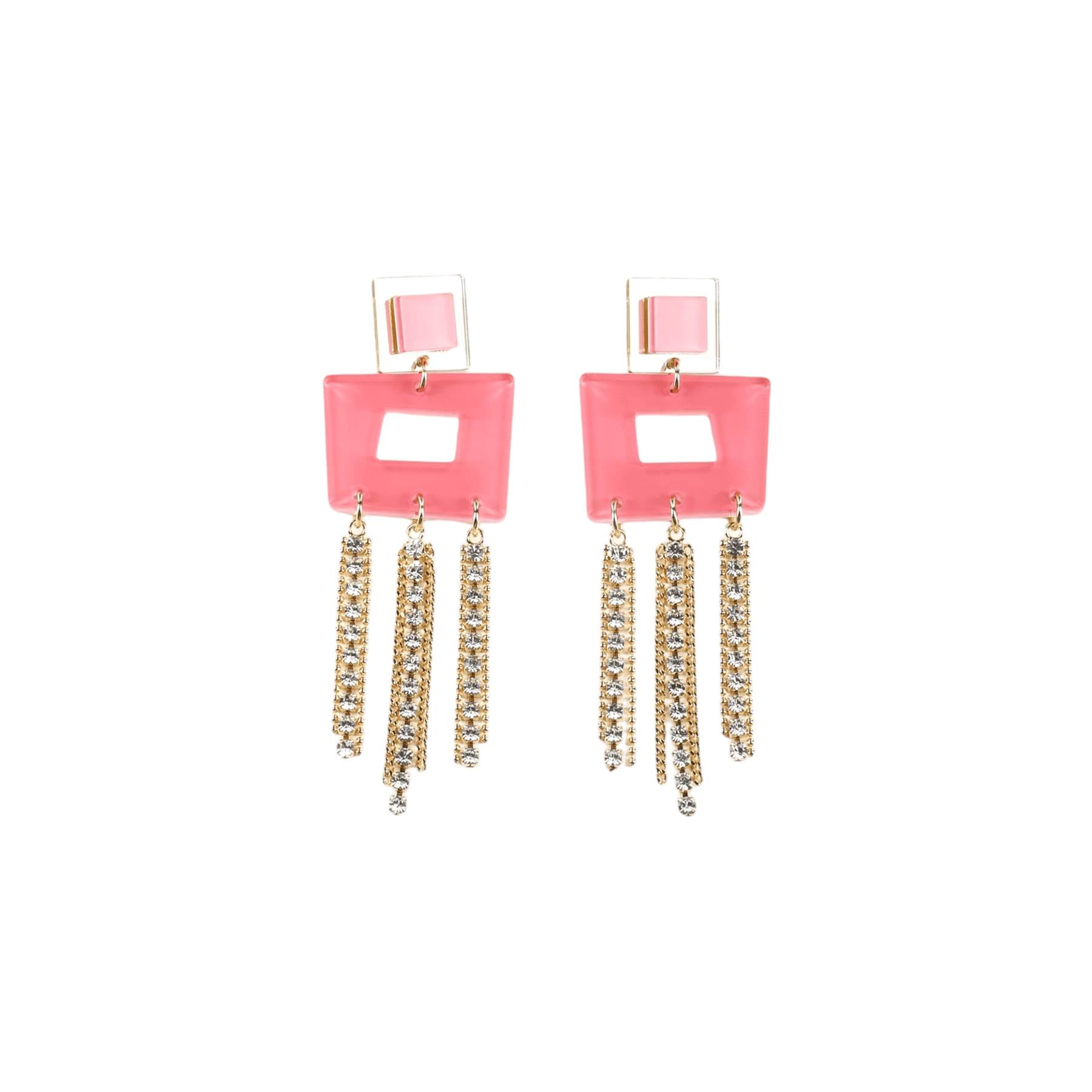 Cristal Square Earrings - Sadr Botein