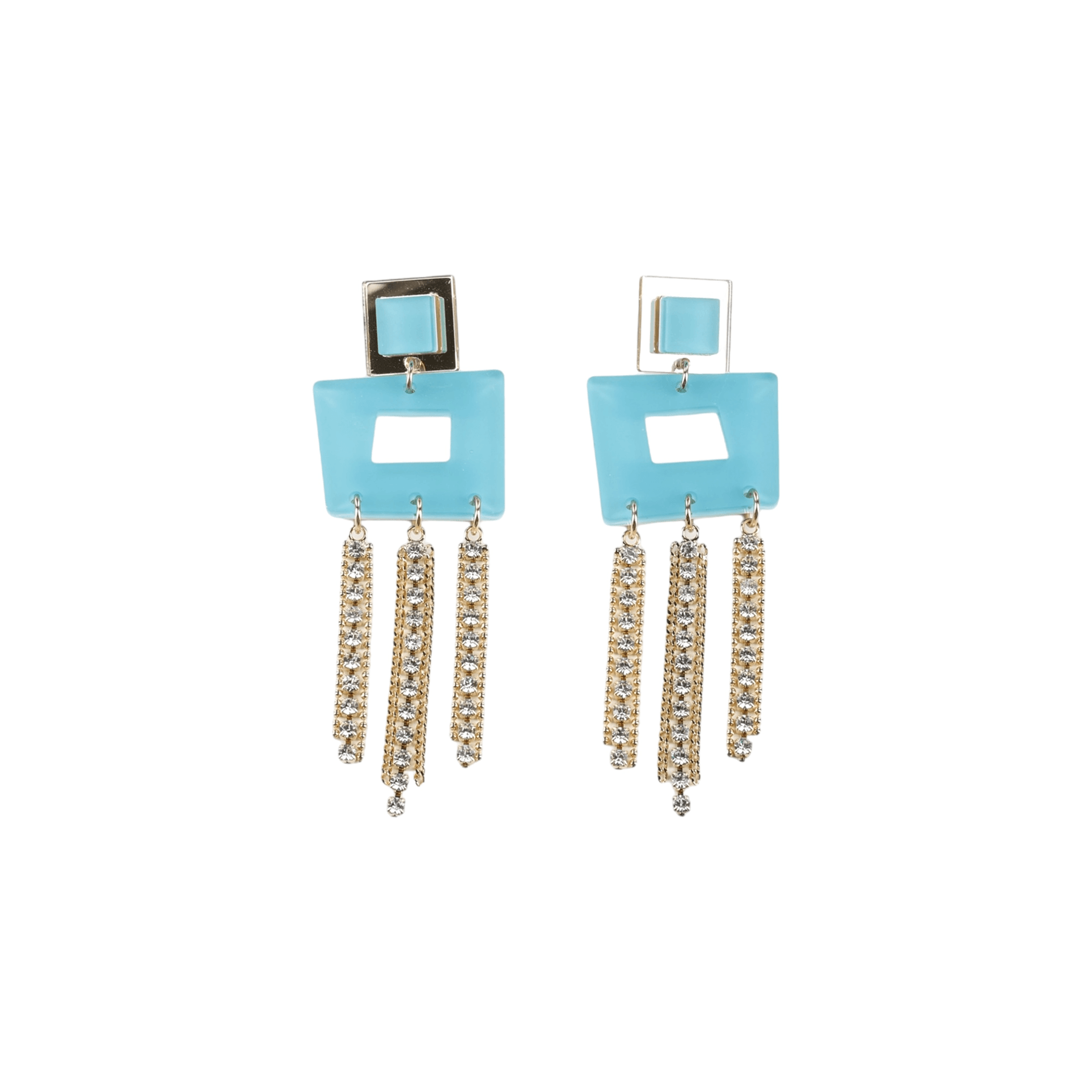 Cristal Square Earrings - Sadr Botein