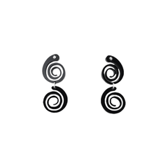 Spiral Earrings Double - Sadr Botein