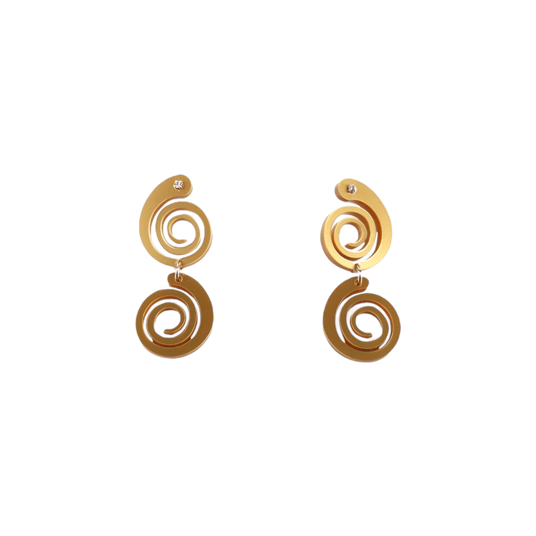 Spiral Earrings Double - Sadr Botein